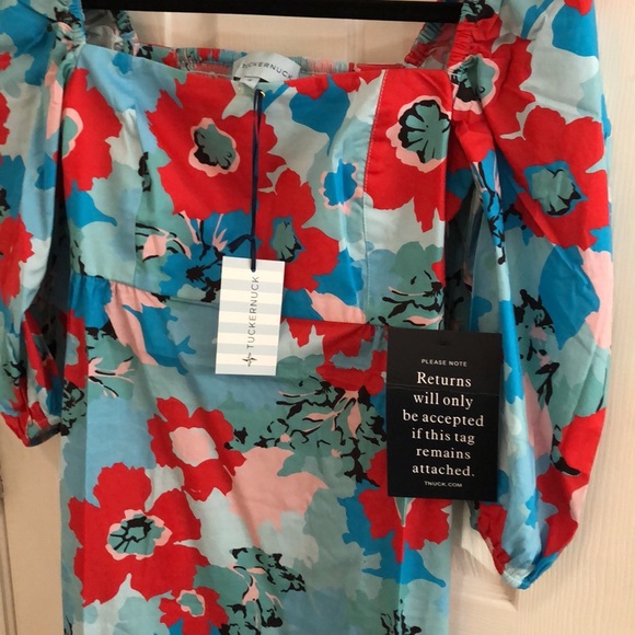 NWT Tuckernuck Floral Amaryllis Dress size small - Picture 4 of 10